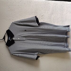 Polo by Ralph Lauren Black and White Striped Polo Shirt